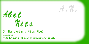 abel nits business card